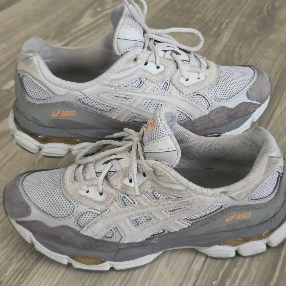 Asics Gel-NYC Glacier Men's US 8.5 Gray Gravel 1203A383 025